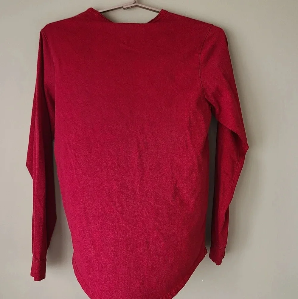 Jordan mens tshirts long sleeve sz.S red